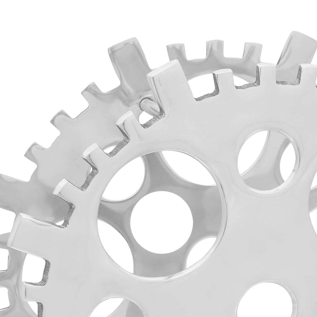 Wine Rack Silver 39 x 39 x 14 cm Aluminium